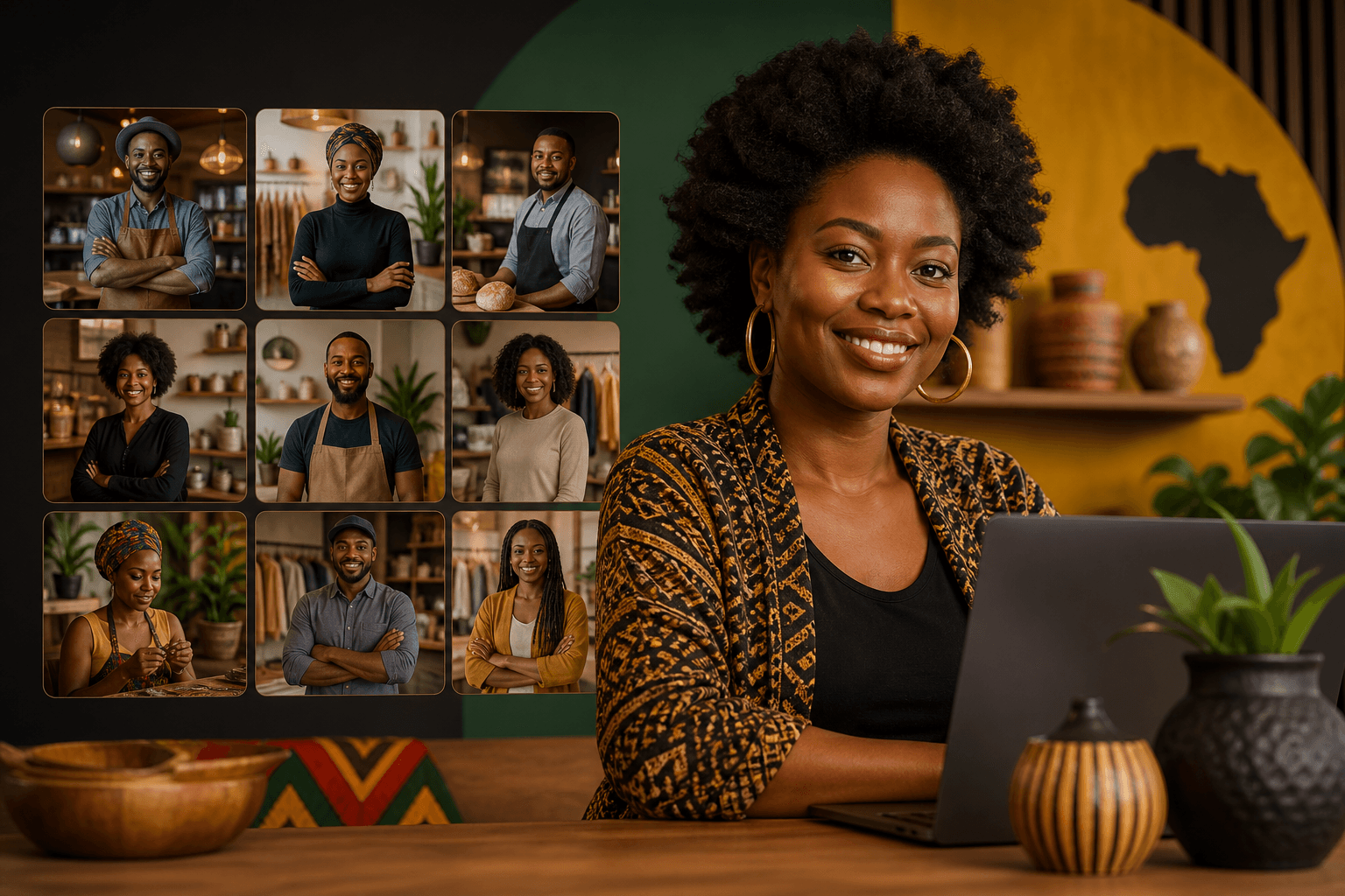 Comparison chart showing SEO vs directory listings growth metrics for Black-owned businesses