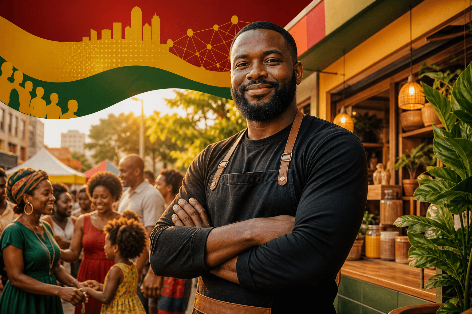 Calendar with seasonal promotions and community events marked to plan Black-owned business deals and drive monthly foot traffic