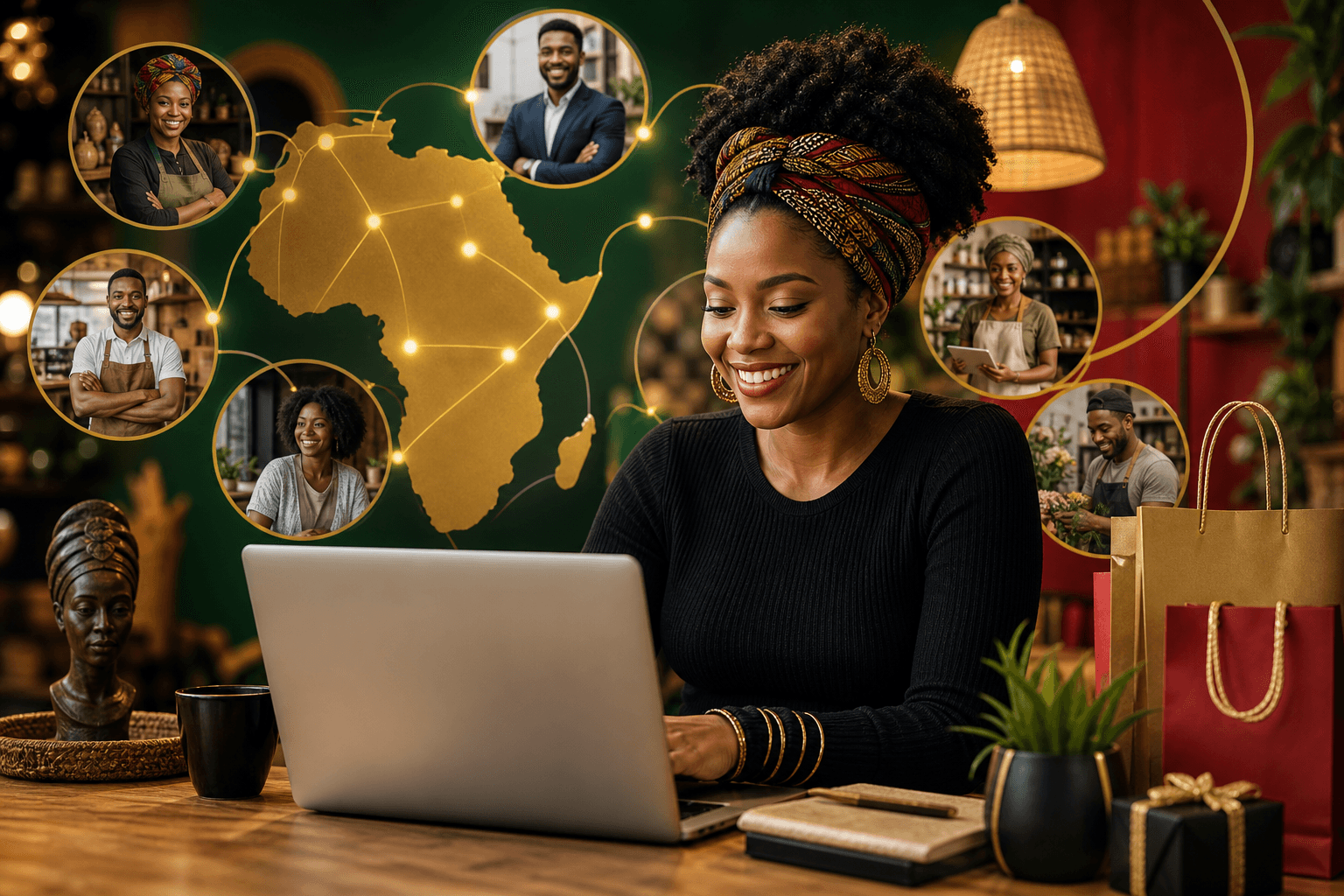Calendar filling with appointments and promotional checkmarks, representing rapid booking growth for Black-owned businesses