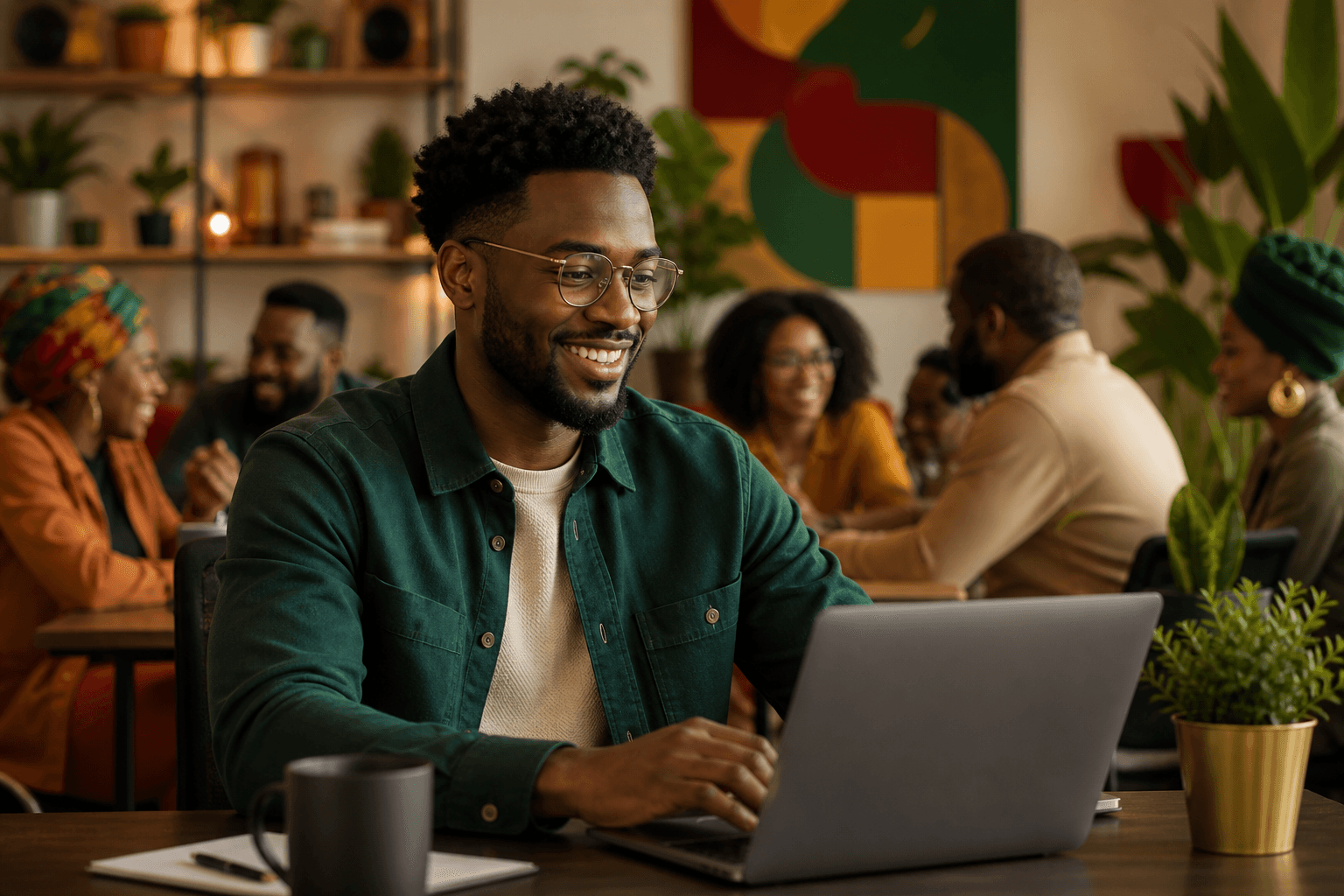 Dashboard displaying member referral metrics, conversion rates, and revenue projections for Black-owned business growth planning
